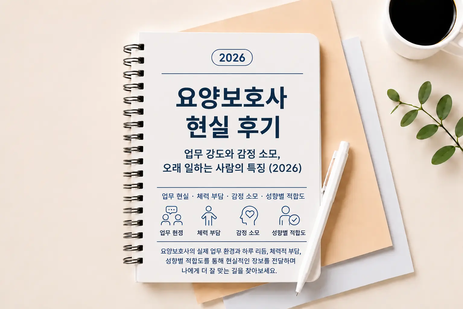 요양보호사 현실 후기와 업무 강도, 감정 소모, 오래 일하는 사람의 특징을 정리한 정보 이미지